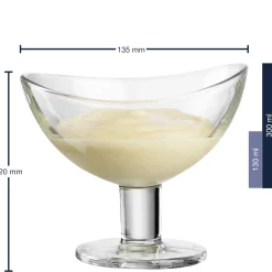 Schale auf Fuß LOOP 14 cm