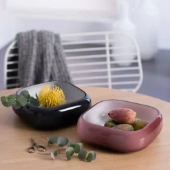 Schale MILANO grau 23 cm x 23 cm