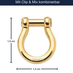 Schäkel LENI Clip & Mix gold