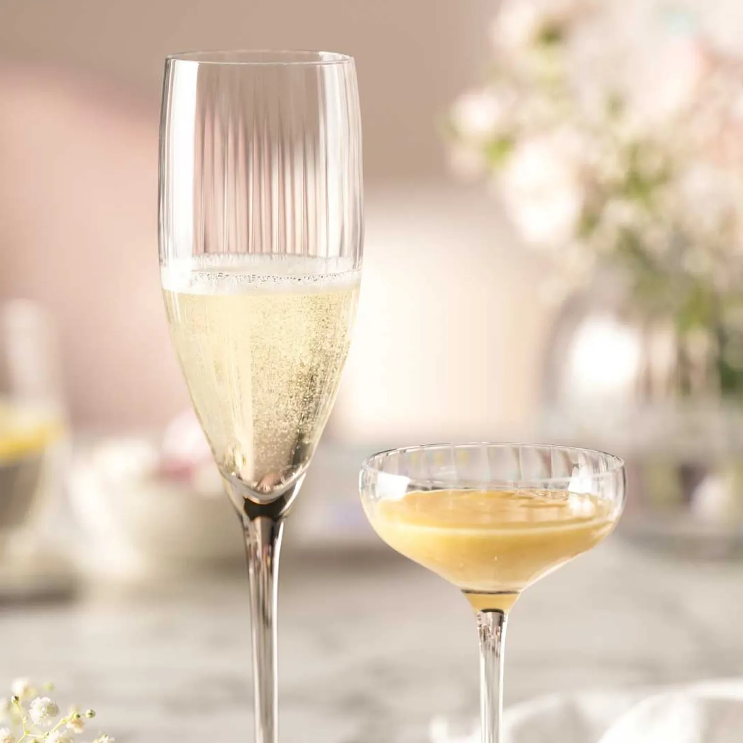 Sektglas POESIA 250 ml grau 6er-Set