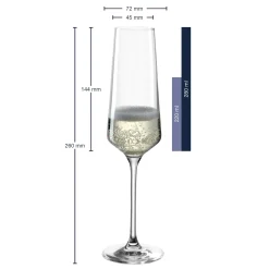 Sektglas PUCCINI 280 ml mit persönlicher Gravur
