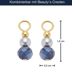Set/2 Anhänger ALINE gold Beauty's