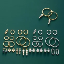 Set/2 Anhänger JUSTINE gold Beauty's