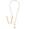 Set Halskette KAREEN 69 cm gold Clip & Mix