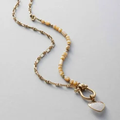 Set Halskette KAREEN 69 cm gold Clip & Mix