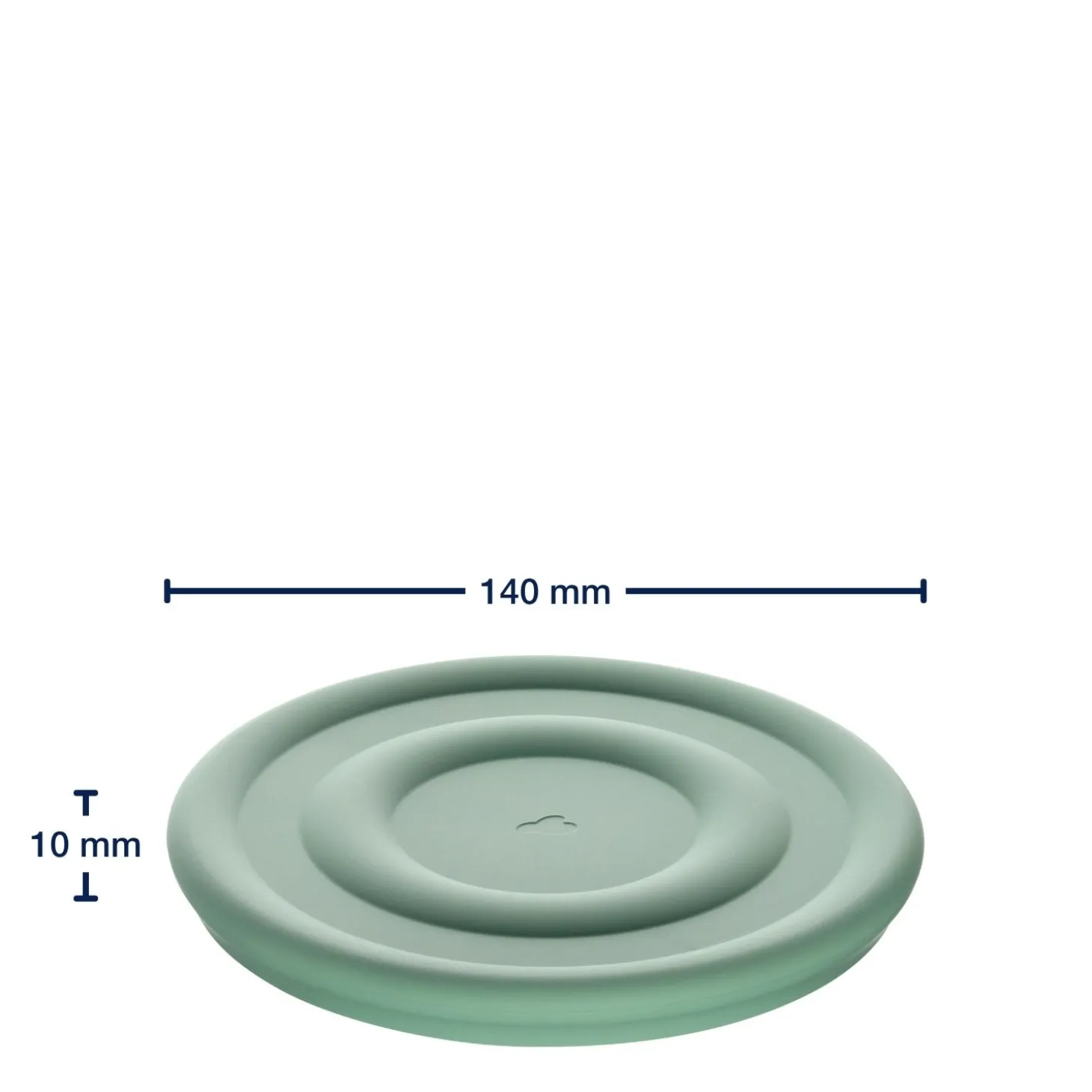 Silikondeckel CUCINA 14 cm salbei