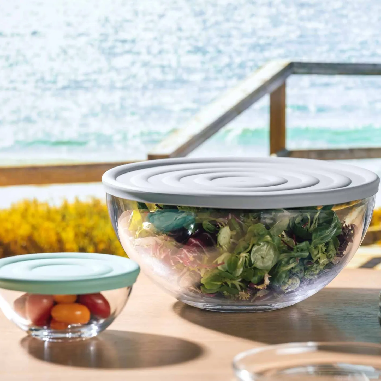 Silikondeckel CUCINA 28 cm grau