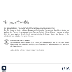 Solifleurvase GIA 25 cm