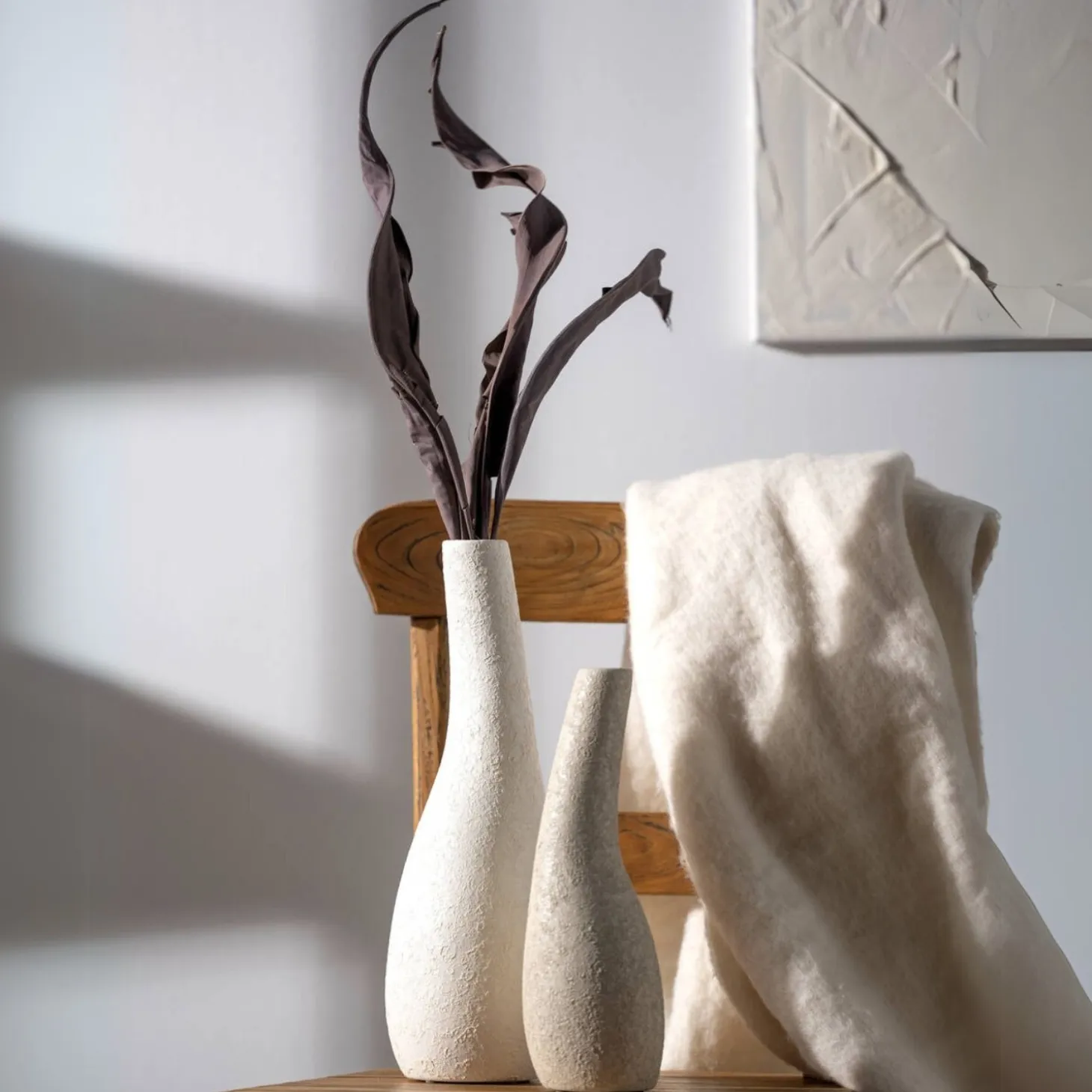 Strelizienblätter FIORE 80 cm taupe 5er-Set