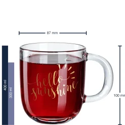 Tasse EMOZIONE 400 ml 'hello sunshine'