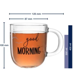 Tasse UFFICIO 400 ml 'good MORNING'