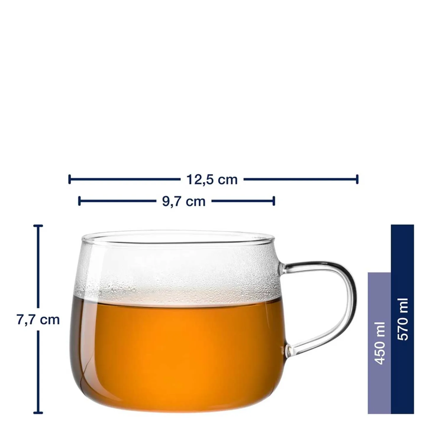 Teetasse 450ml TÈ PER TE 4er-Set