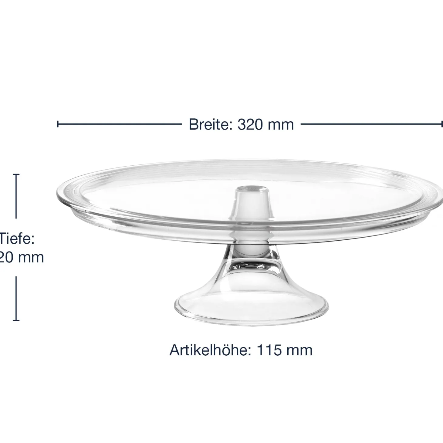 Tortenplatte auf Fuß CIAO 32 cm