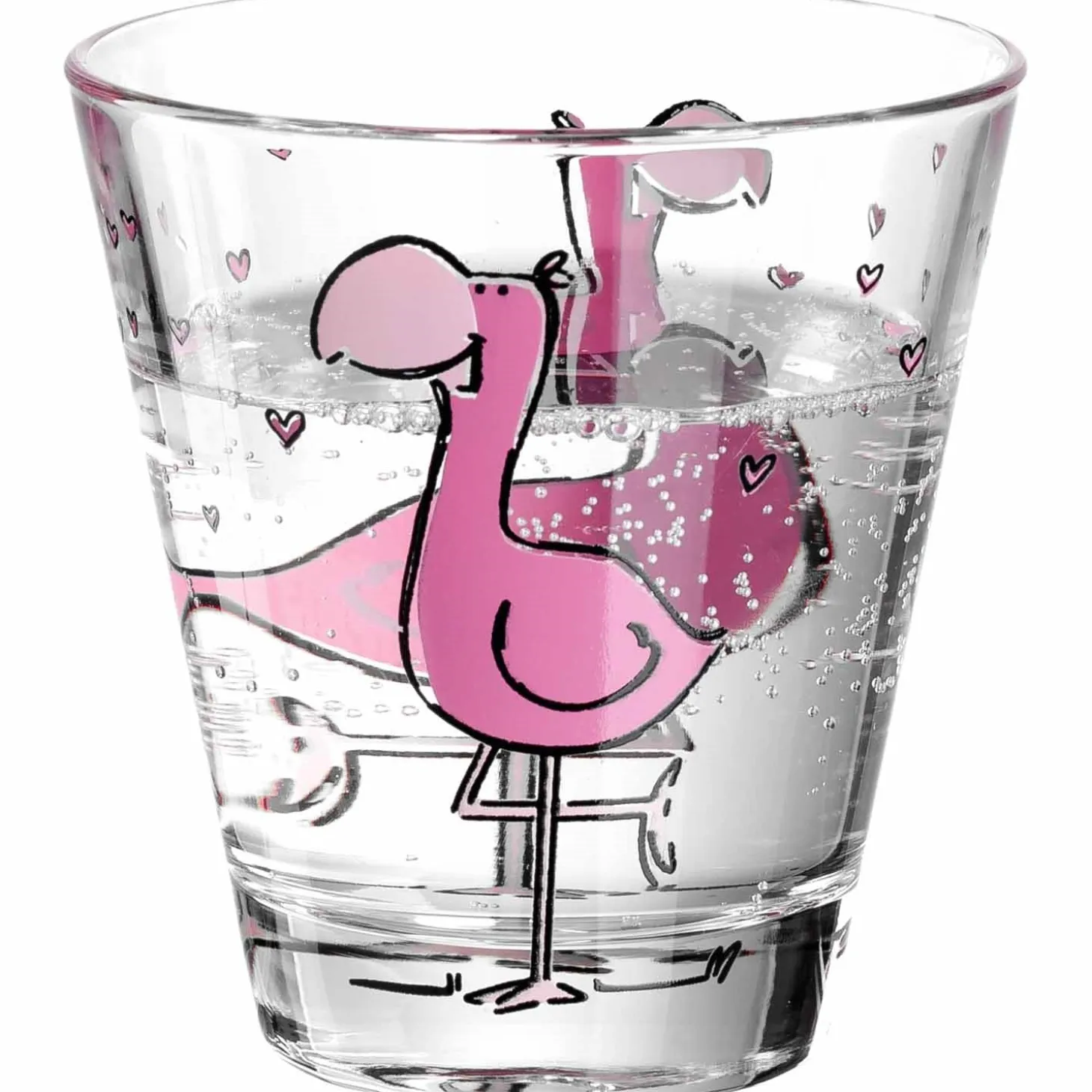 Trinkglas BAMBINI 215 ml Flamingo 6er-Set