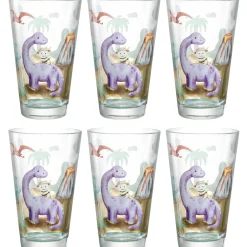 Trinkglas BAMBINI AVVENTURA 300ml Dino 6er-Set