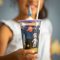 Trinkglas BAMBINI AVVENTURA 300 ml Weltall 6er-Set