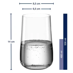 Trinkglas BRUNELLI 530 ml 6er-Set