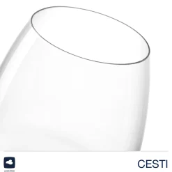 Trinkglas CESTI 460 ml 6er-Set + Poliertuch