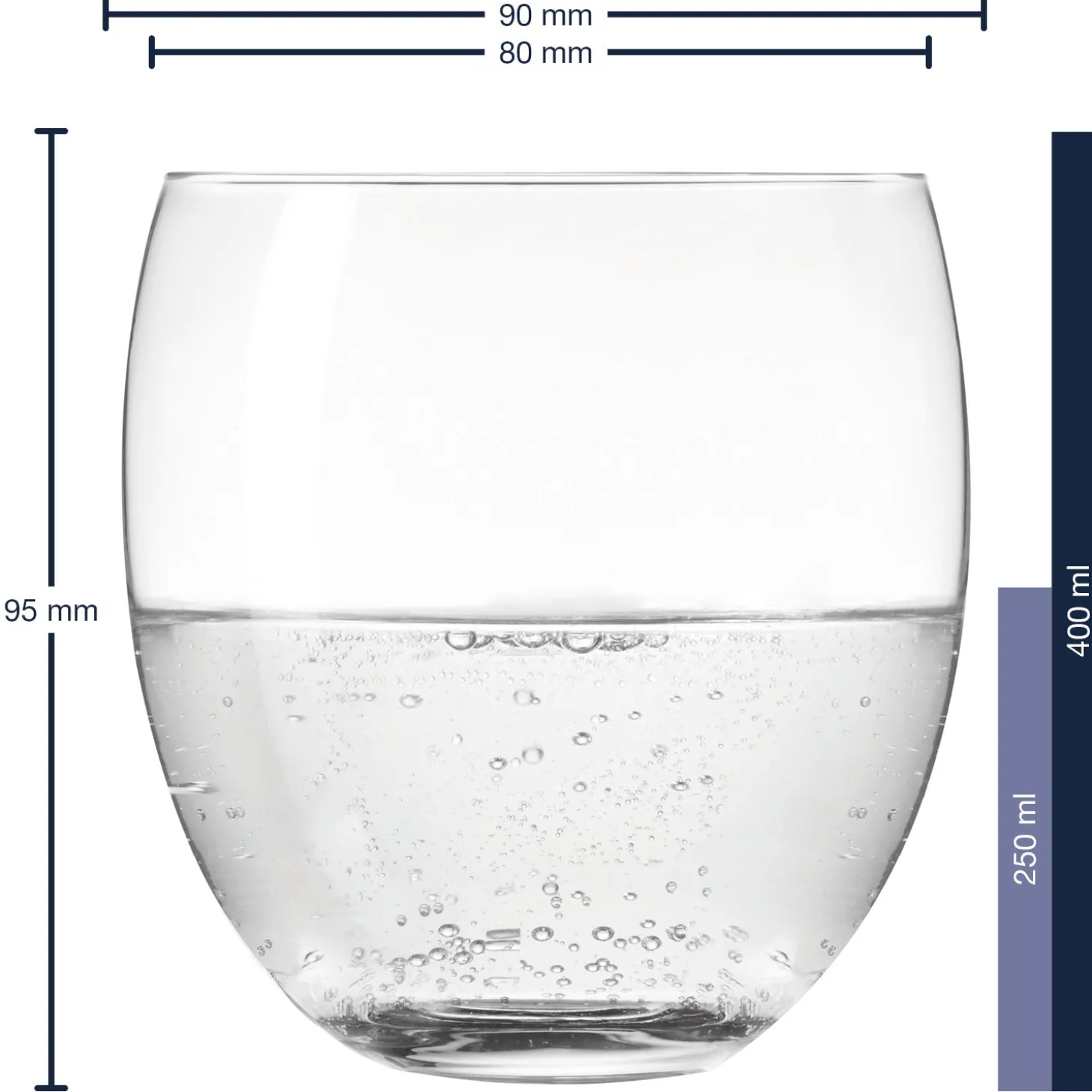 Trinkglas CHEERS 400 ml 6er-Set