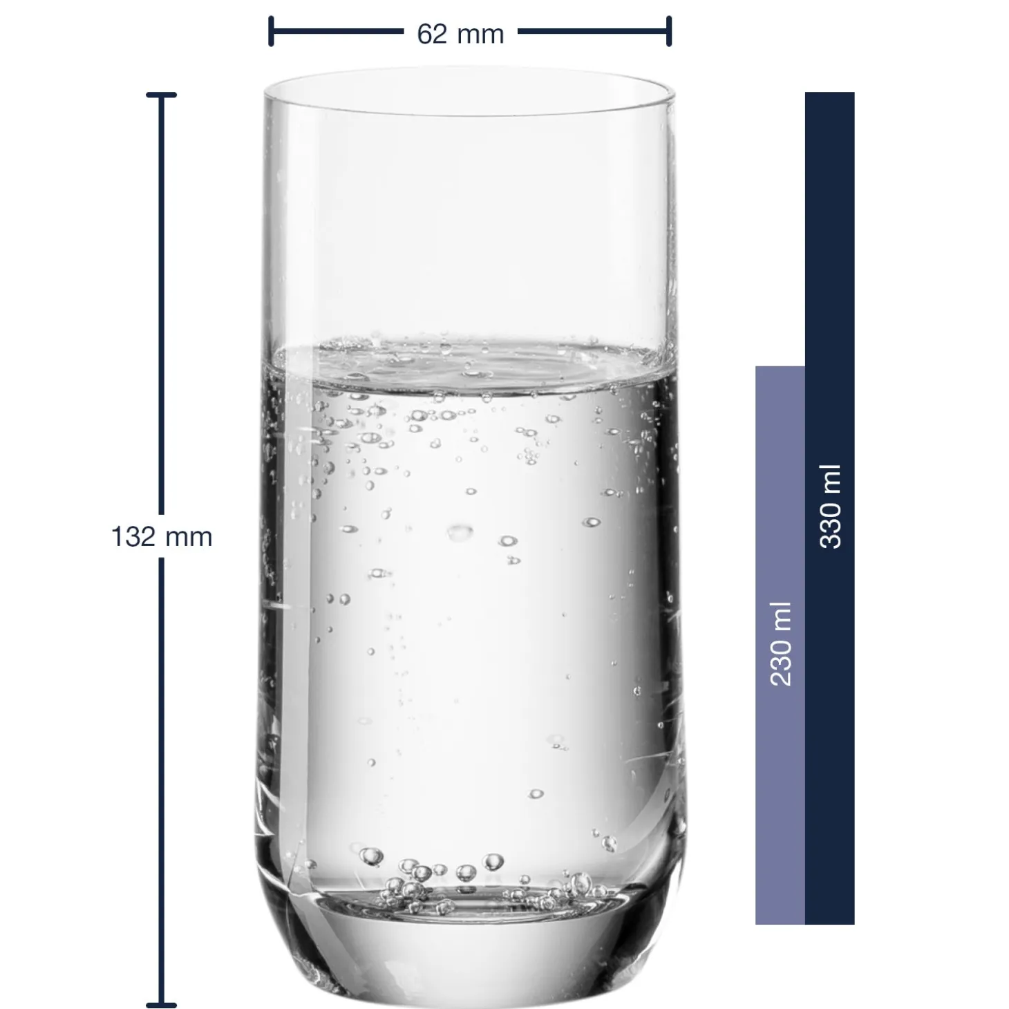 Trinkglas DAILY 330 ml 6er-Set