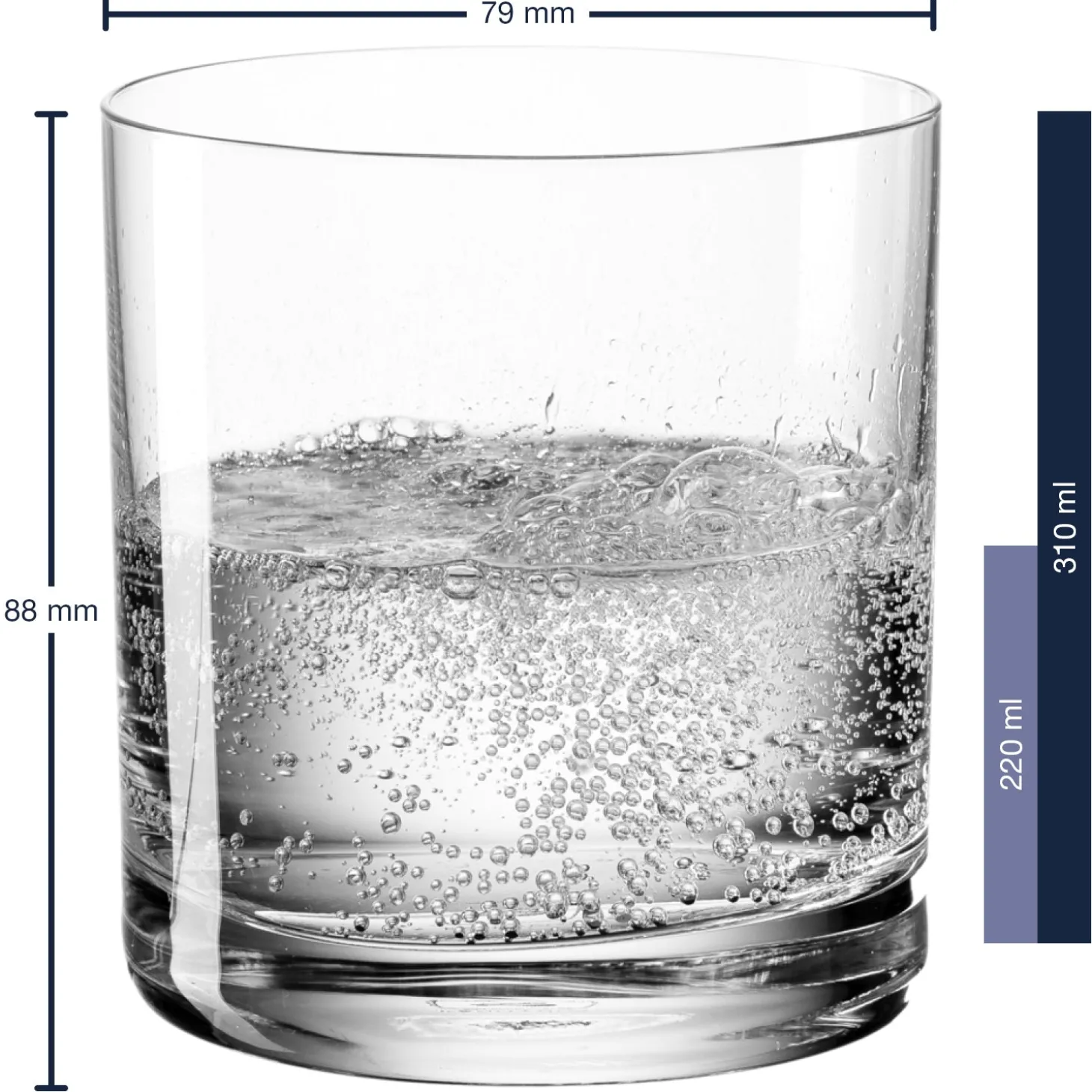 Trinkglas EASY+ 310 ml 6er-Set