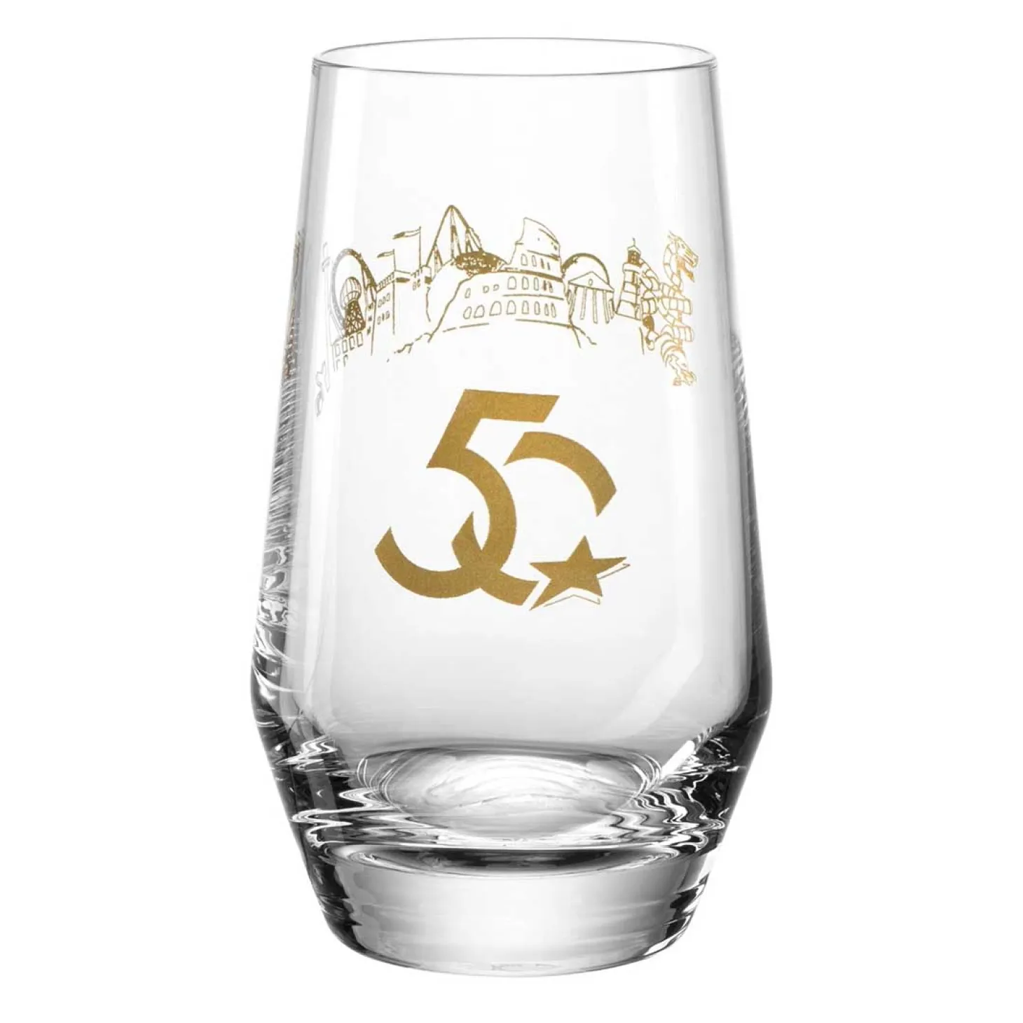 Trinkglas Europa-Park Silhouette 50 Jahre 365 ml