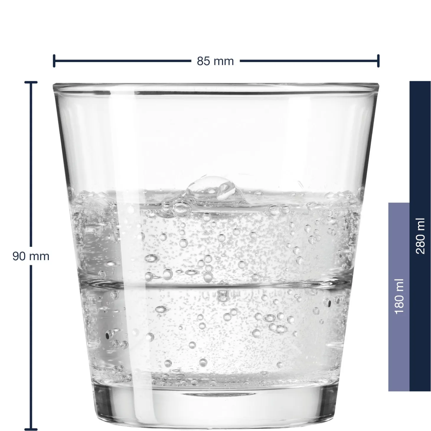 Trinkglas EVENT 280 ml 6er-Set