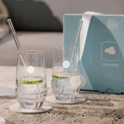 Trinkglas Geschenkset PUCCINI 5-teilig 365 ml mit persönlicher Gravur