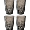 Trinkglas MATERA 340 ml anthrazit 4er-Set