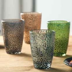 Trinkglas MATERA 340 ml anthrazit 4er-Set