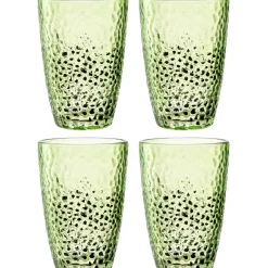 Trinkglas MATERA 340 ml grün 4er-Set