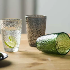 Trinkglas MATERA 340 ml grün 4er-Set