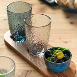 Trinkglas MATERA 340ml blau 4er-Set