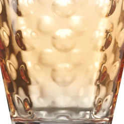 Trinkglas OPTIC 215 ml apricot 6er-Set