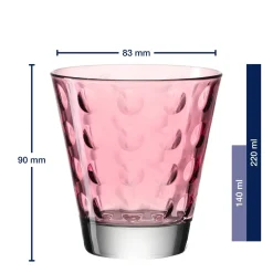 Trinkglas OPTIC 220 ml 6er-Set