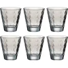 Trinkglas OPTIC 215 ml grau 6er-Set