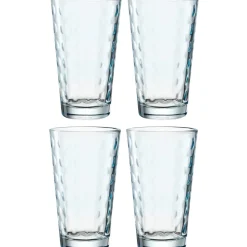 Trinkglas OPTIC 540 ml hellblau 4er Set