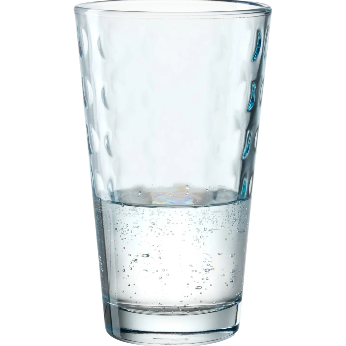 Trinkglas OPTIC 540 ml hellblau 4er Set