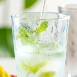 Trinkglas OPTIC 540 ml hellblau 4er Set