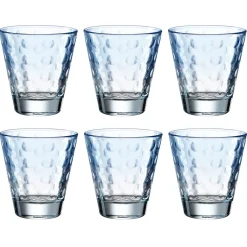 Trinkglas OPTIC 215 ml hellblau 6er-Set