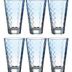 Trinkglas OPTIC 300 ml hellblau 6er-Set