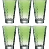 Trinkglas OPTIC 300 ml hellgrün 6er-Set