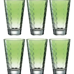 Trinkglas OPTIC 300 ml hellgrün 6er-Set