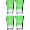 Trinkglas OPTIC 540 ml hellgrün 4er Set