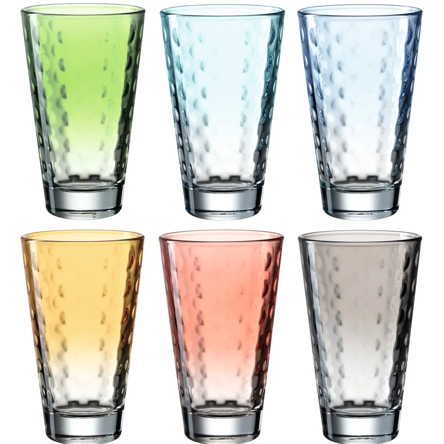 Trinkglas OPTIC 300 ml Pastell 6er-Set