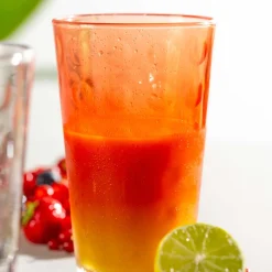 Trinkglas OPTIC 540 ml rot 4er Set