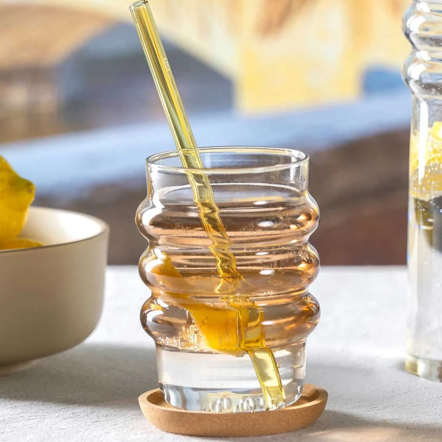 Trinkglas SOLE 440 ml apricot 2er-Set