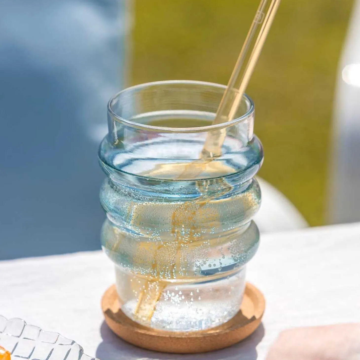 Trinkglas SOLE 440 ml blau 2er-Set