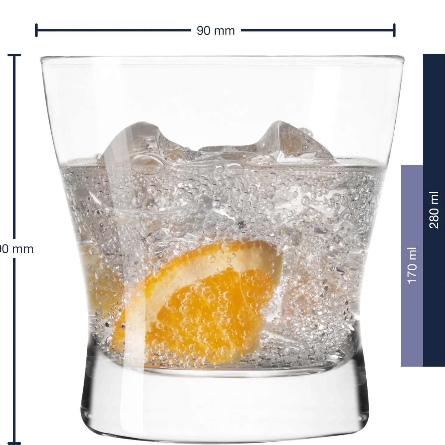 Trinkglas TAZIO 280 ml 6er-Set