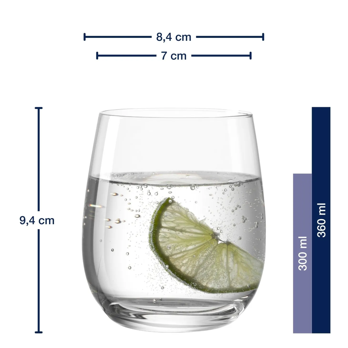 Trinkglas TIVOLI 360 ml 6er-Set